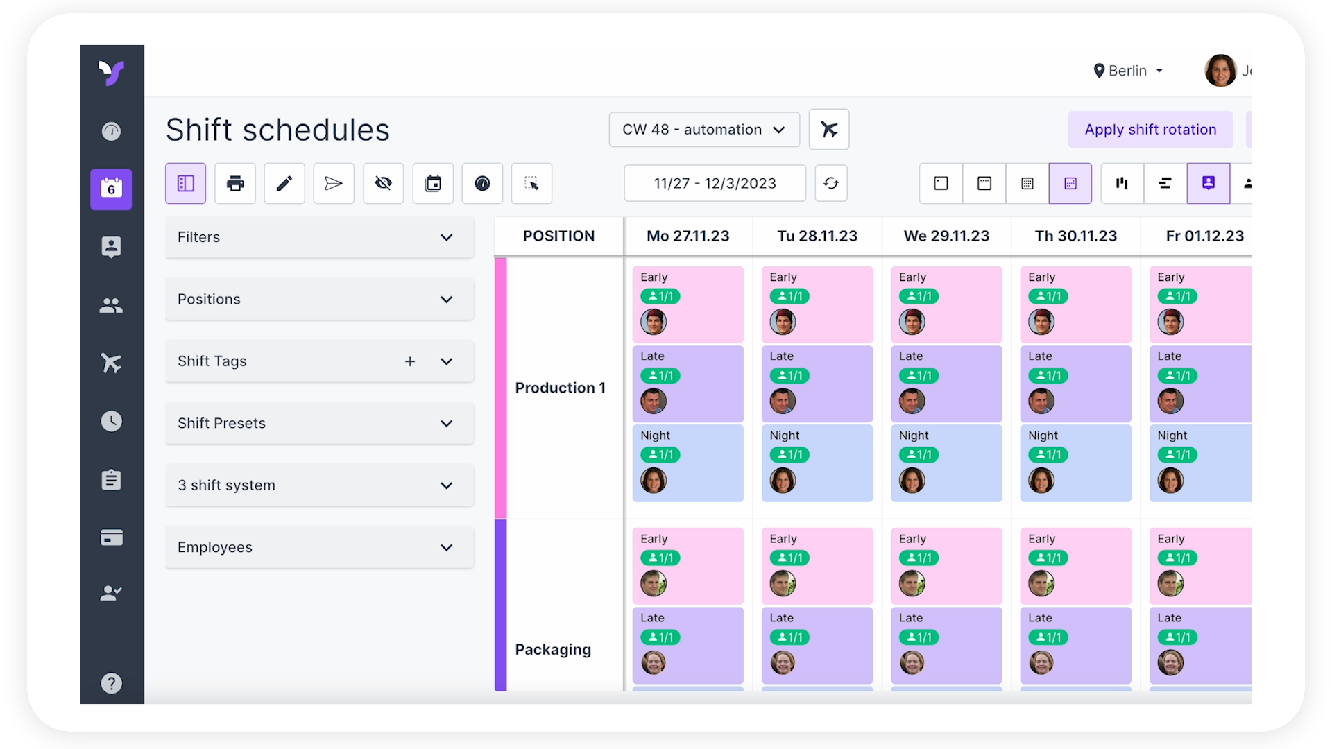 shyftplan | AI-supported shift scheduling